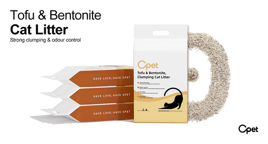Tofu Bentonite Mix Clumping Cat Litter